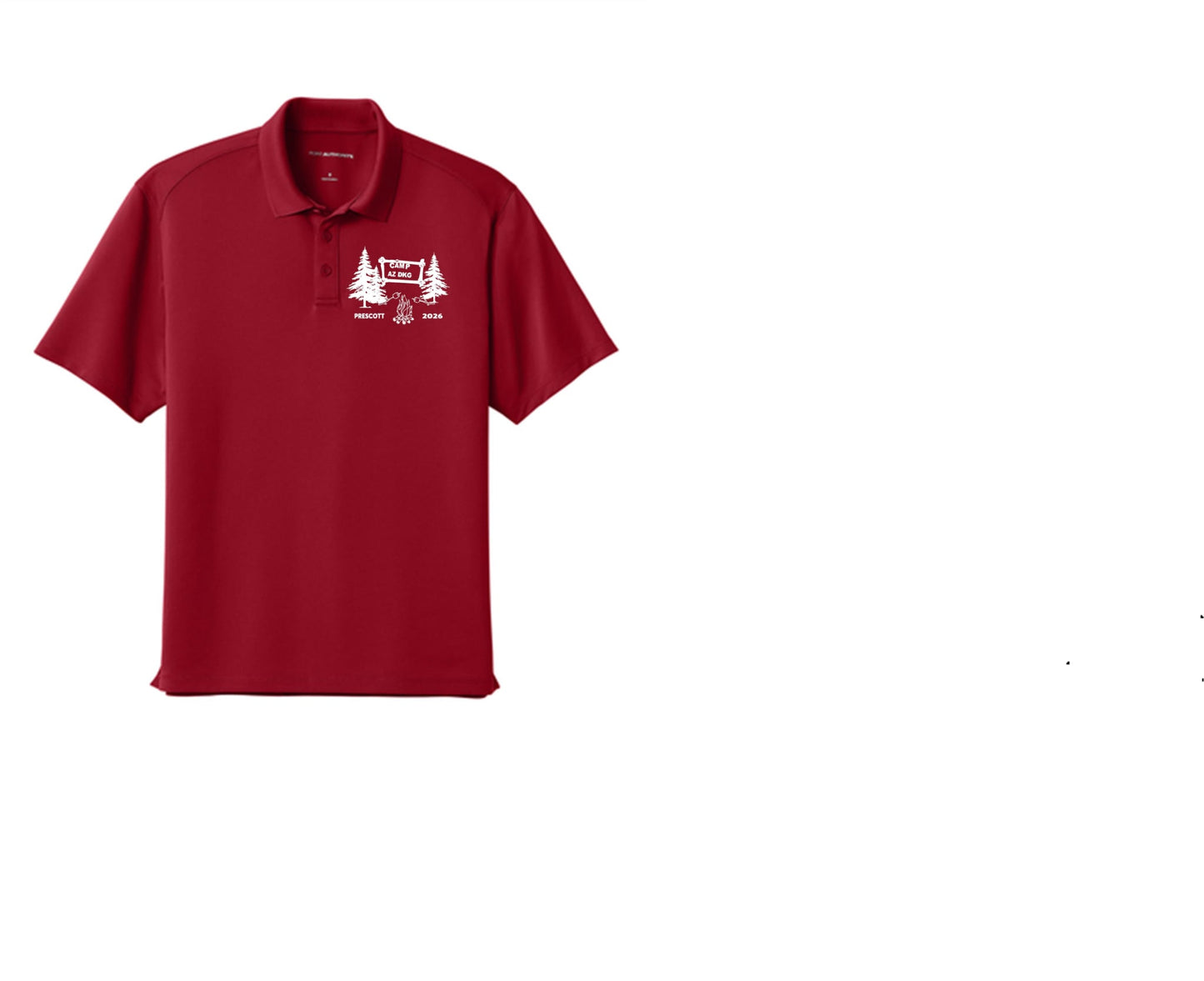 AZ DKG Red Polo Shirt