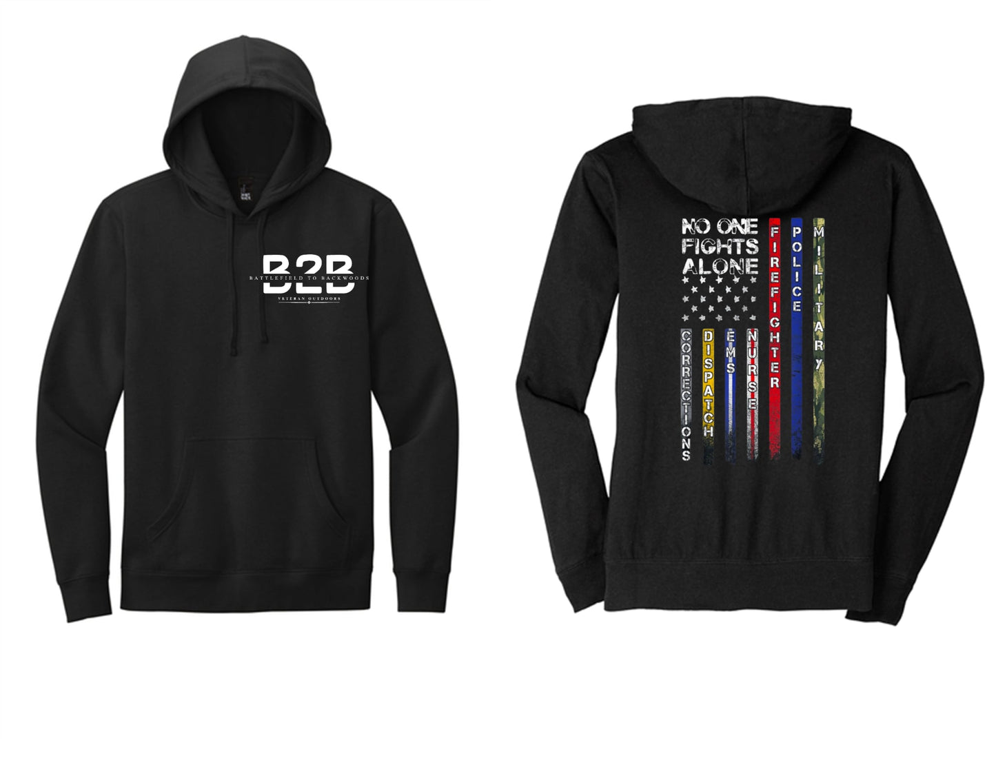 B2B "No One Fights Alone" Sweatshirt