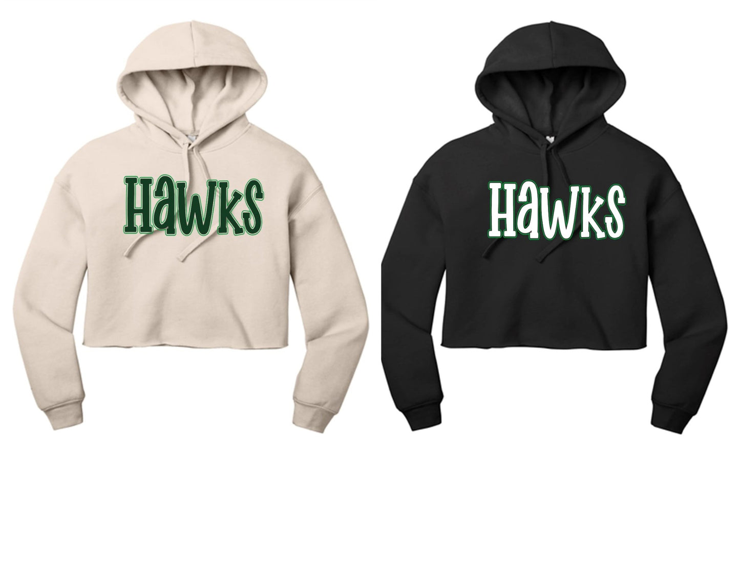 Hawks Crop Hoodie