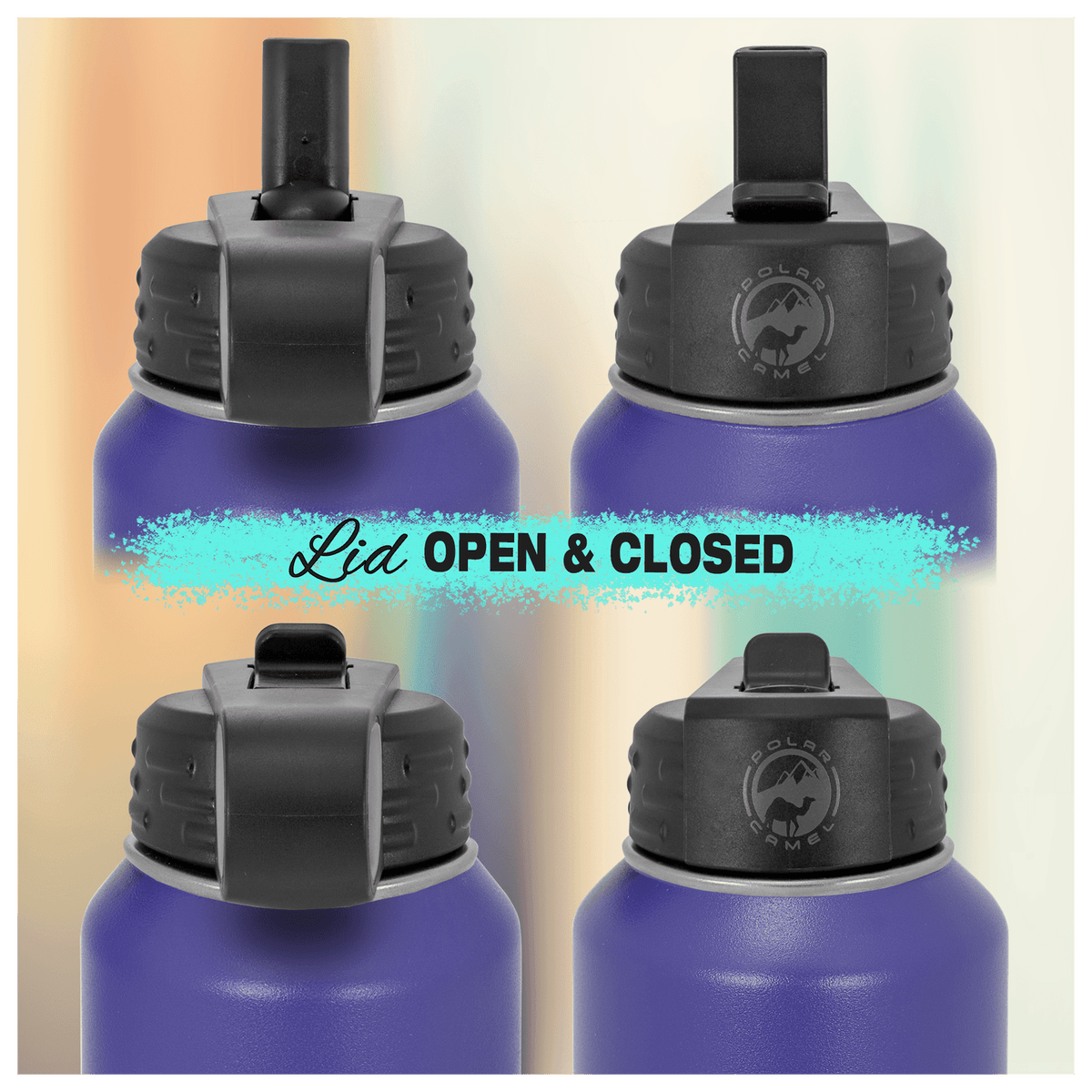 Customizable 40oz, 32oz, 20oz, 12oz Water Bottle