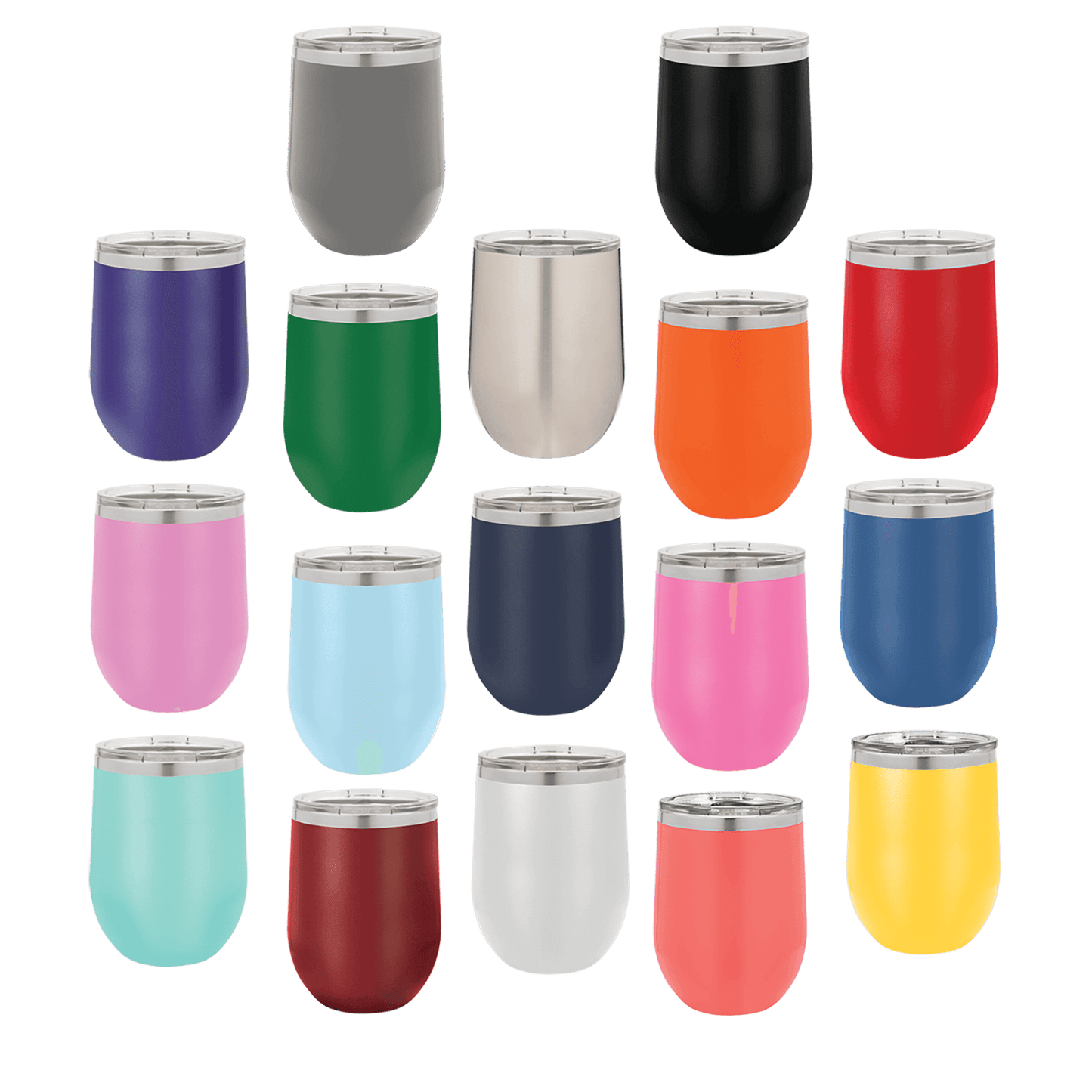 Customizable 12 oz. Wine Tumbler with Standard Lid