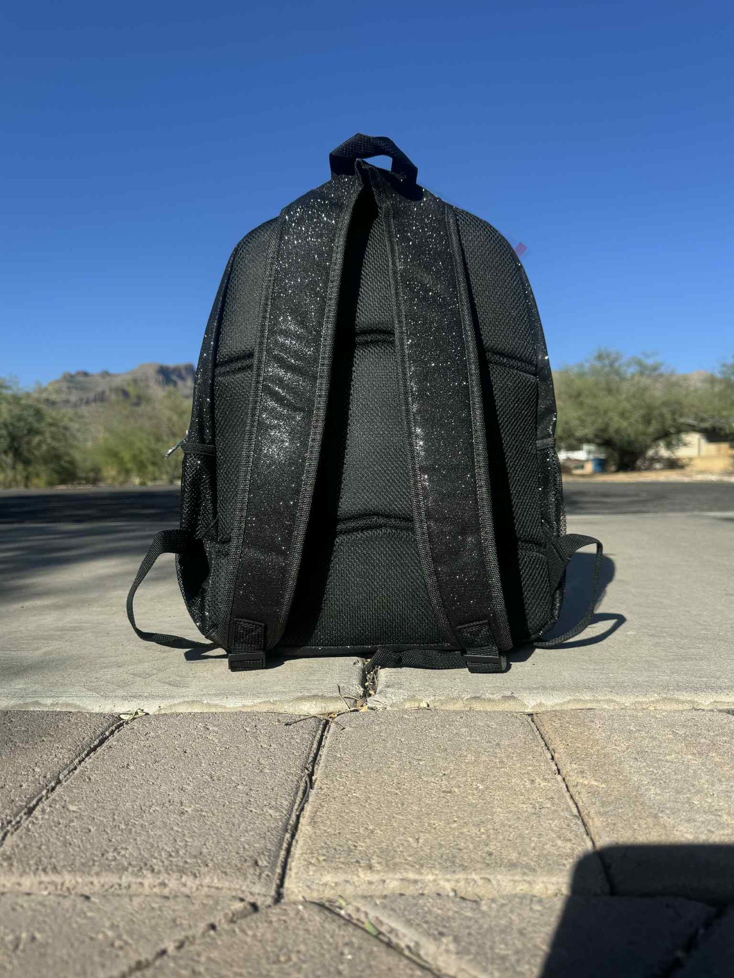 Personalized Embroidered GLITTER Backpack Dance or Cheer