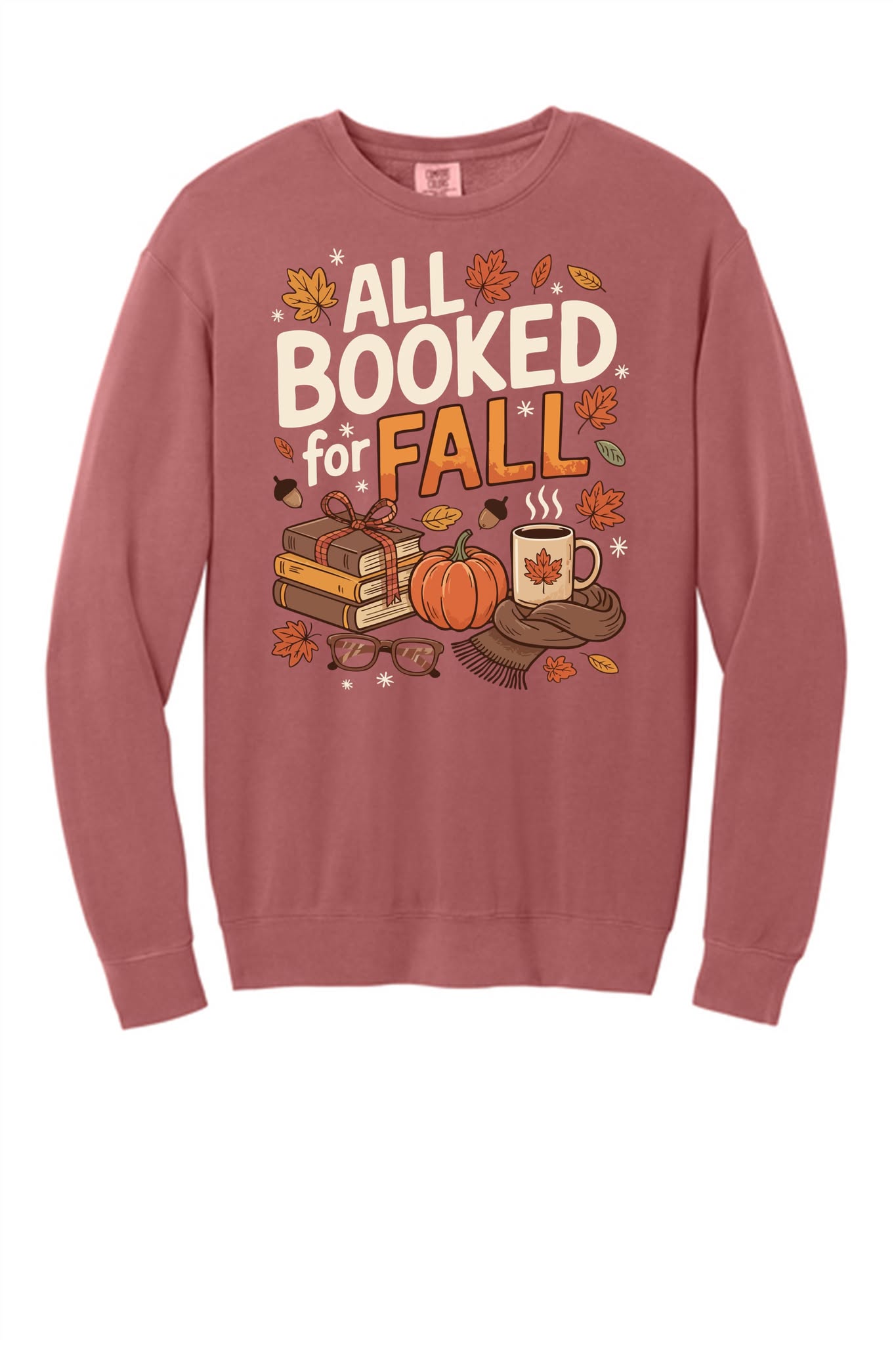 All Booked for ALL- Available in Pepper and Crismon