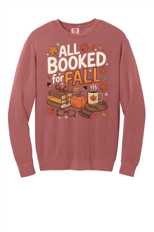 All Booked for ALL- Available in Pepper and Crismon