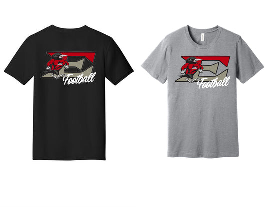 Empire 'E" Football Tee- Personalized Name Option