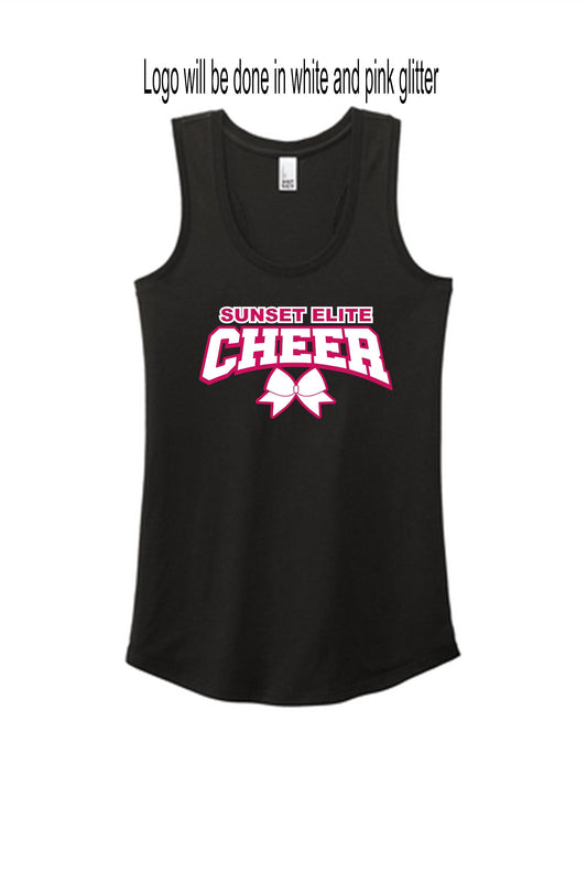 Sunset Cheer Glitter Tank