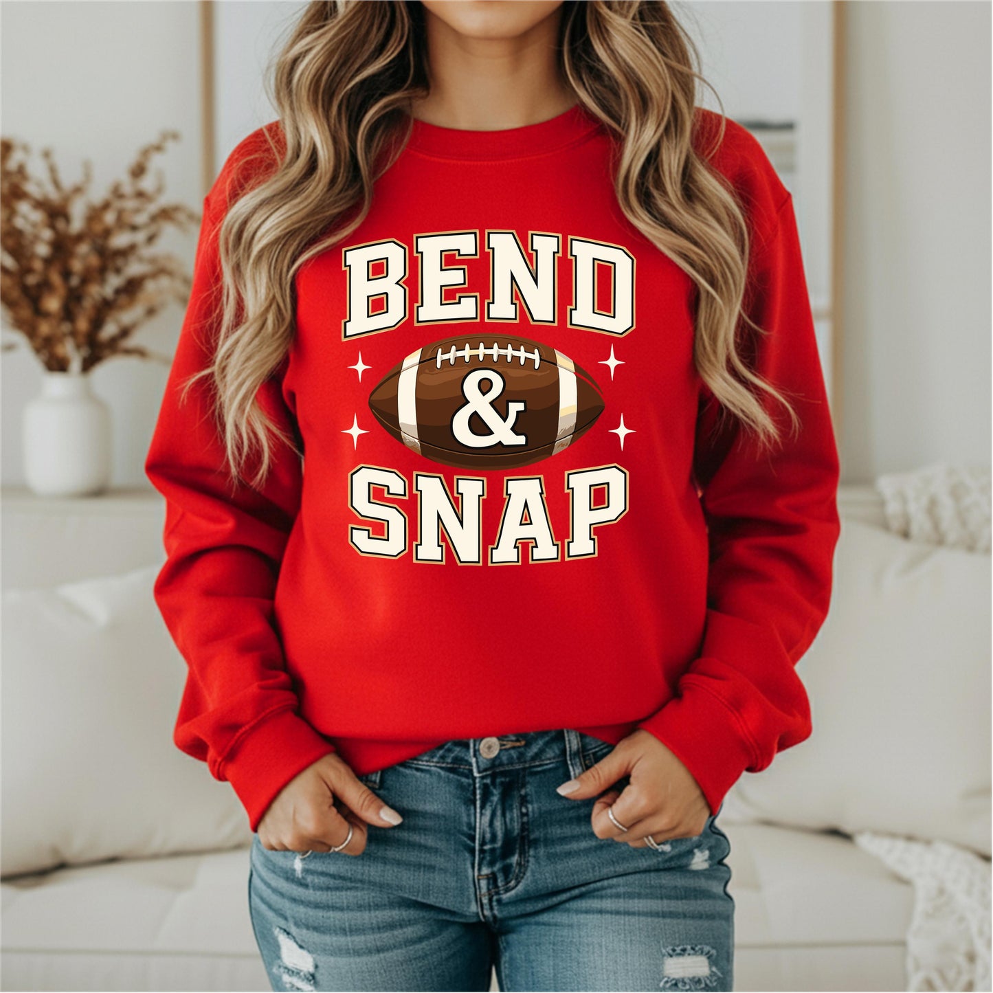 Bend and Snap Football Shirt and Sweatshirt