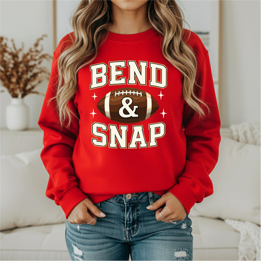 Bend and Snap Football Shirt and Sweatshirt
