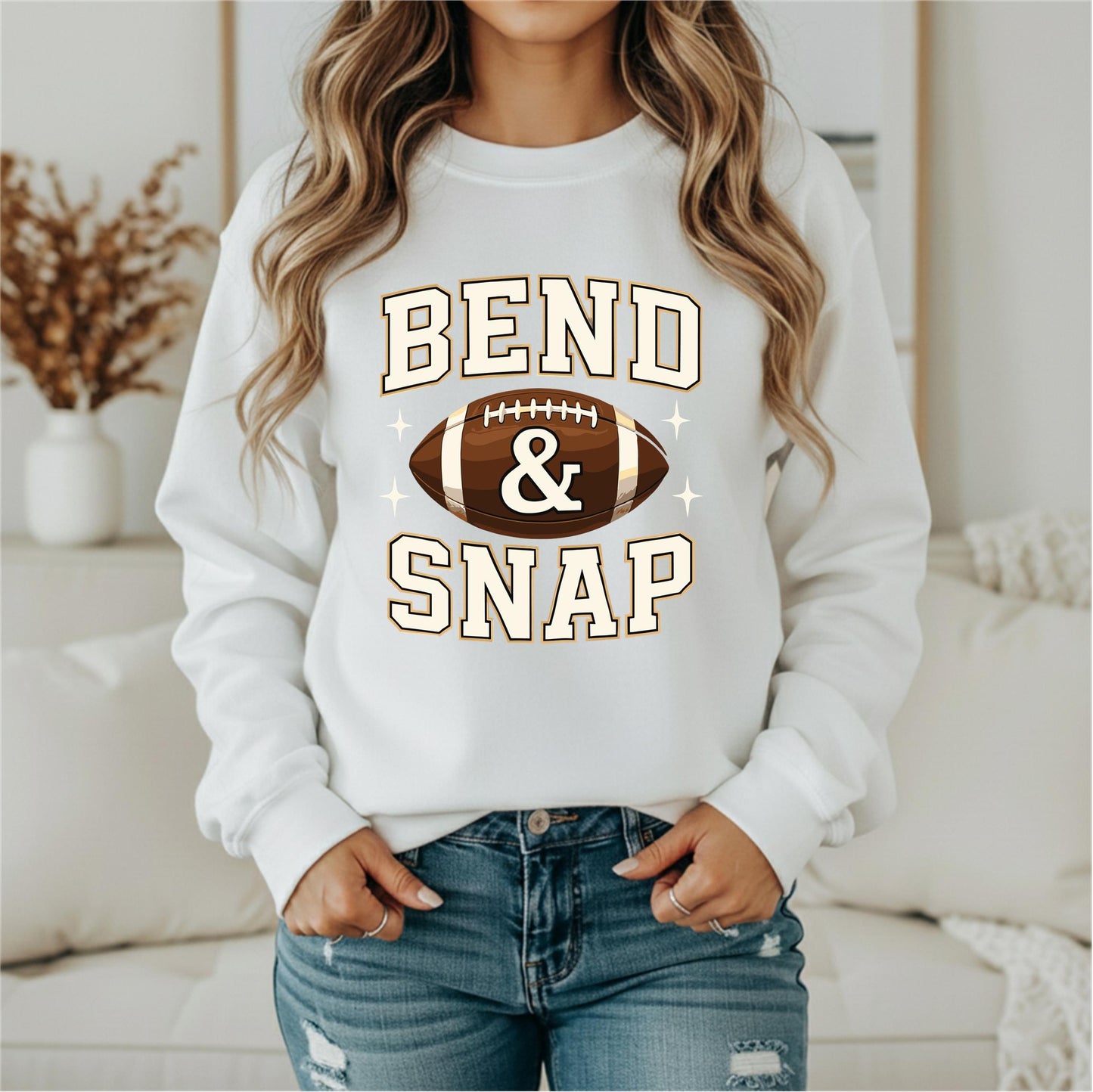 Bend and Snap Football Shirt and Sweatshirt