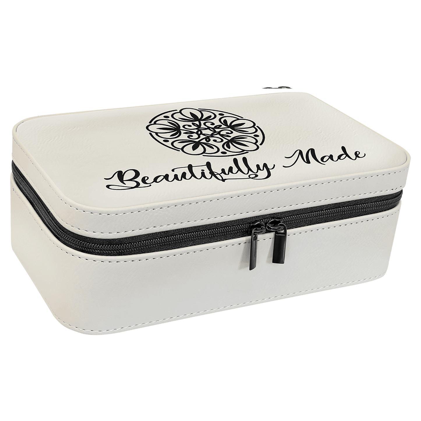7 1/2 X 4 1/2  Laserable Leatherette Jewelry Box
