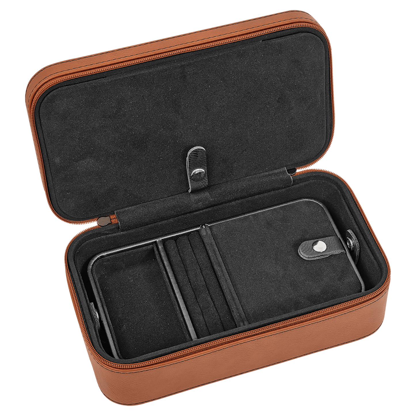 7 1/2 X 4 1/2  Laserable Leatherette Jewelry Box