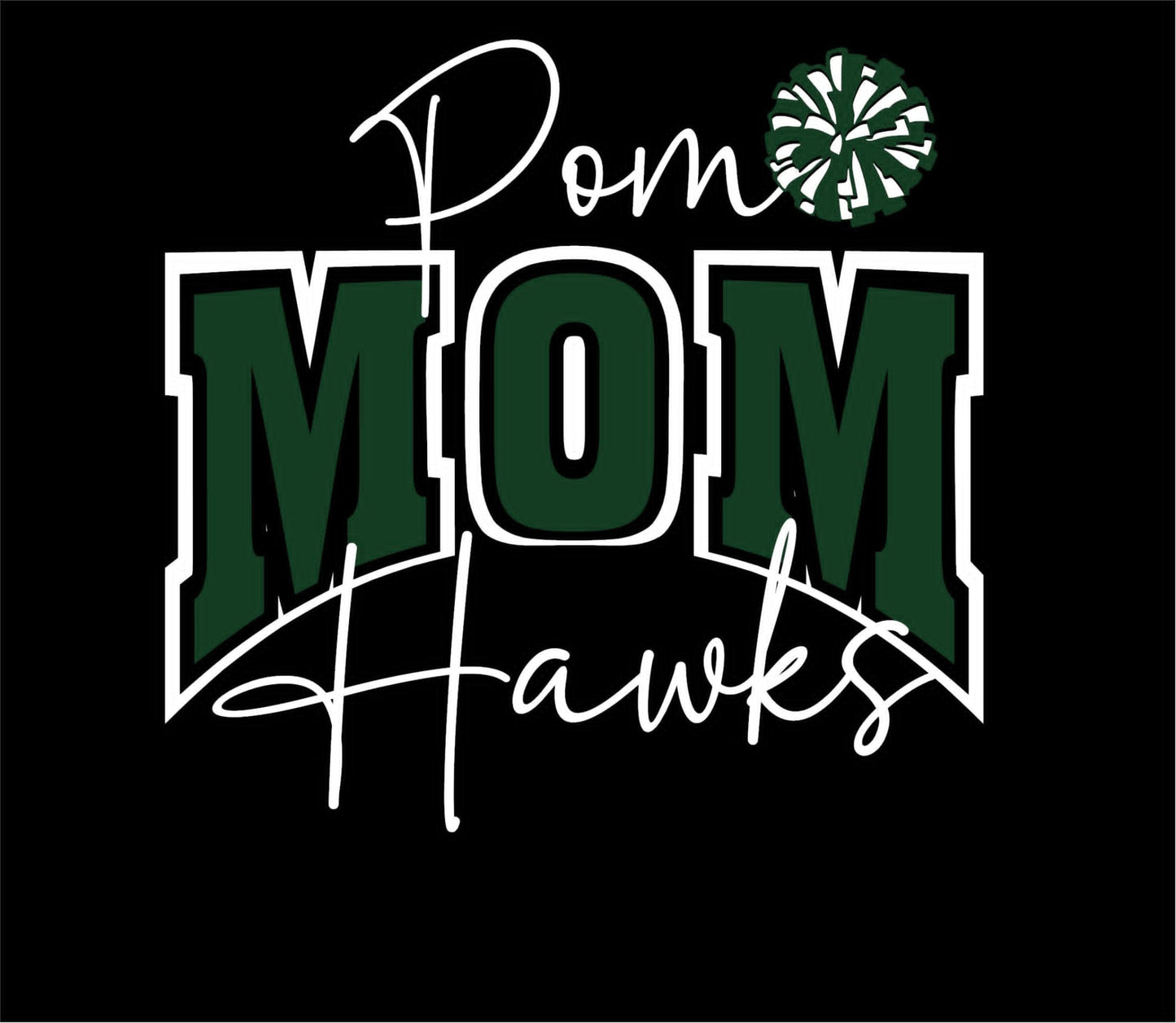 "Glitter" Pom Mom Shirt
