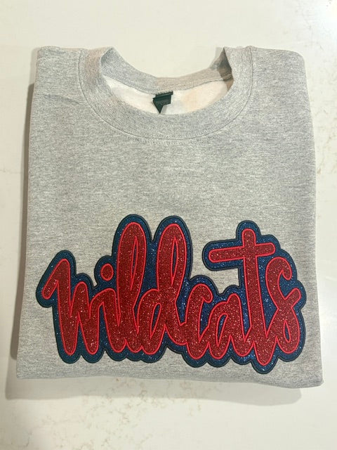 Wildcats double glitter Sweatshirt