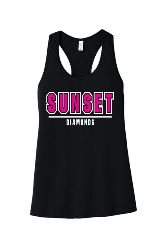 Sunset Diamonds-Sapphires-Rubies-Emeralds Tank