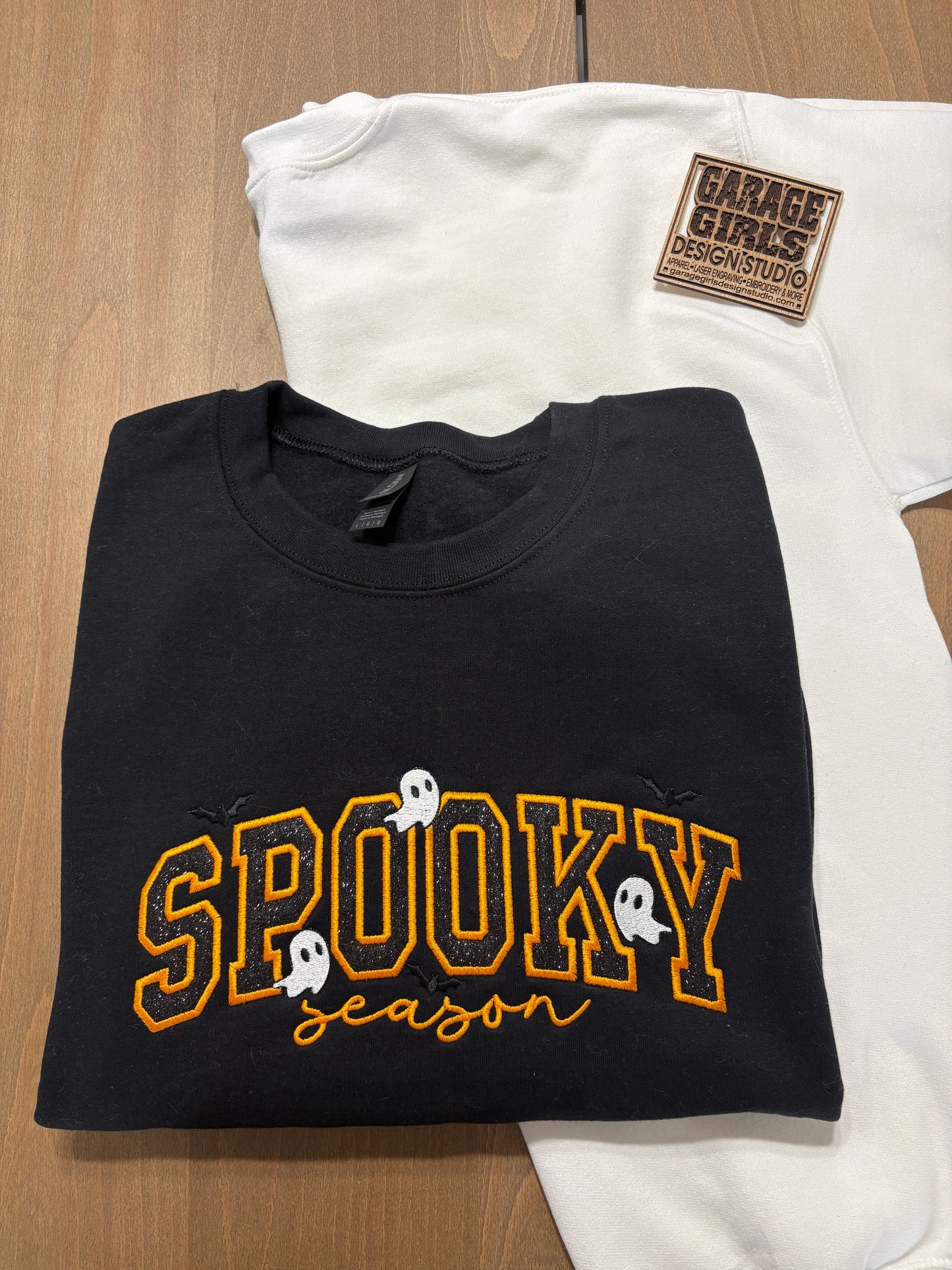 Embroidered Spooky Season Sweatshirt
