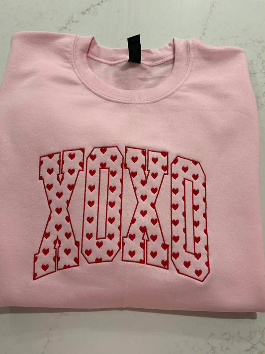 XOXO- Embroidered Sweatshirt