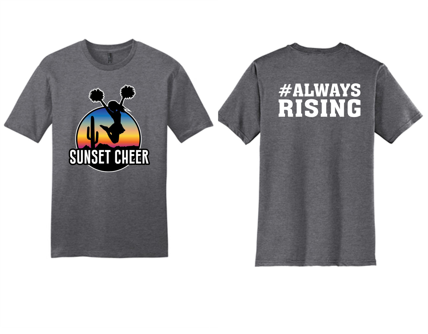 Sunset Cheer Shirts