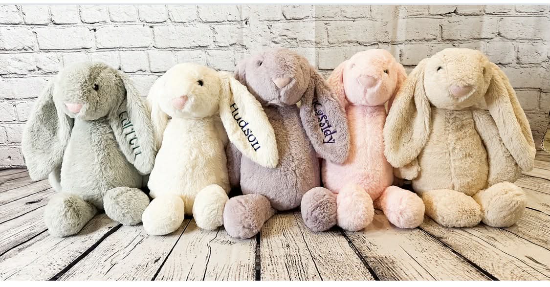 Embroidered Bunnies