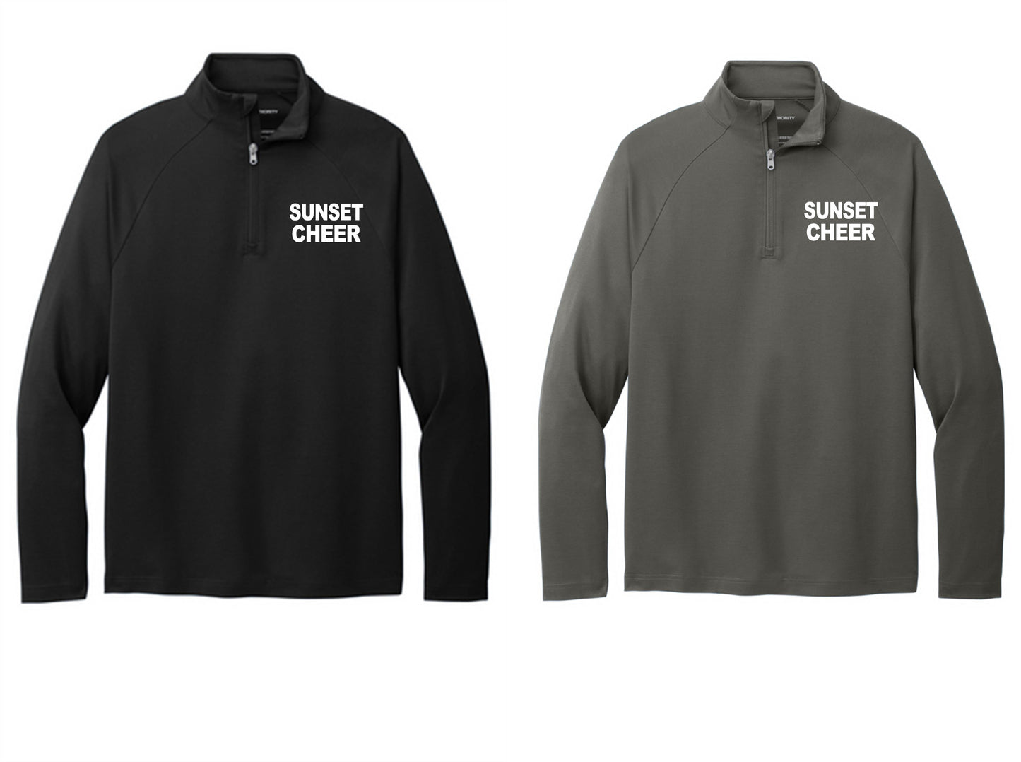 Sunset Cheer Men's Quarter Zip Jacket