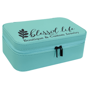 7 1/2 X 4 1/2  Laserable Leatherette Jewelry Box